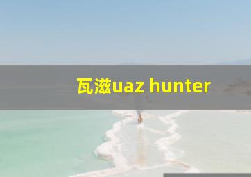 瓦滋uaz hunter